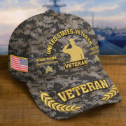 Premium Embroidered US Veterans Hats BPHN160712, Custom Name, Rank & Year, Gifts for US Veterans, Gifts on Veterans Day - Image 24