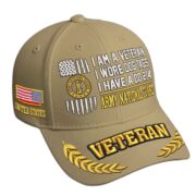 Premium Embroidered US Veterans Hats BPHN170711, Gifts for US Veterans, Gifts on Veterans Day - Image 4
