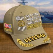 Premium Embroidered US Veterans Hats BPHN170711, Gifts for US Veterans, Gifts on Veterans Day - Image 4