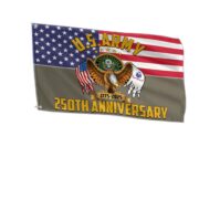 Premium 250th Anniversary Of The Army Grommet Flag VPVC120024, Gifts For Army Veteran, Best Gifts On Father's Day, Veterans Day.