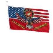 Premium USMC Grommet Flag VPVC120021, 250th Anniversary Marine Corps Flag, Gifts For Marine Veteran, Best Gifts On Father's Day, Veterans Day. - Image 3
