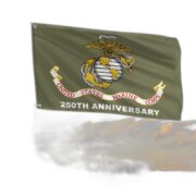 Premium USMC Grommet Flag VPVC120067, 250th Anniversary Marine Corps Flag, Gifts For Marine Veteran, Best Gifts On Father's Day, Veterans Day.