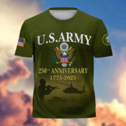 Premium 250th Anniversary Of The Army T-Shirt CPVC300702 - Image 2