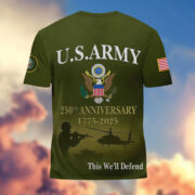 Premium 250th Anniversary Of The Army T-Shirt CPVC300702 - Image 3