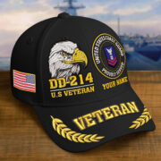 Premium Embroidered US Veterans Hats BPHN230712, Custom Name & Rank, Gifts for US Veterans, Gifts on Veterans Day - Image 14