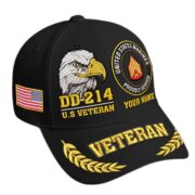 Premium Embroidered US Veterans Hats BPHN230712, Custom Name & Rank, Gifts for US Veterans, Gifts on Veterans Day - Image 10