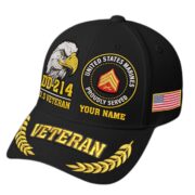 Premium Embroidered US Veterans Hats BPHN230712, Custom Name & Rank, Gifts for US Veterans, Gifts on Veterans Day - Image 11