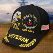 Premium Embroidered US Veterans Hats BPHN230712, Custom Name & Rank, Gifts for US Veterans, Gifts on Veterans Day - Image 7