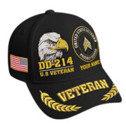 Premium Embroidered US Veterans Hats BPHN230712, Custom Name & Rank, Gifts for US Veterans, Gifts on Veterans Day - Image 18