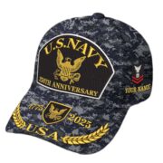 Premium Custom US Navy Embroidered Hat VPVC308403, 250th Anniversary Navy Hat, Gifts For Navy Veteran, Gifts On Father's Day, Veterans Day. - Image 2