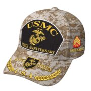 Premium Custom USMC Embroidered Hat VPVC308406, 250th Anniversary Marine Corps Hat, Gifts For Marine Veteran, Gifts On Father's Day, Veterans Day. - Image 2