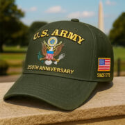 Premium Embroidered US Veterans Hats CPVC300701, 250th Anniversary, Gifts for US Veterans, Gifts on Veterans Day - Image 3
