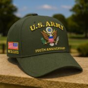 Premium Embroidered US Veterans Hats CPVC300701, 250th Anniversary, Gifts for US Veterans, Gifts on Veterans Day - Image 2