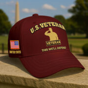 Premium Embroidered US Veterans Hats CPVC300701, 250th Anniversary, Gifts for US Veterans, Gifts on Veterans Day - Image 18
