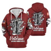 Premium USMC Zip Hoodie VPVC607603, Gifts For Marine Veteran, Gifts On Father's Day, Veterans Day.