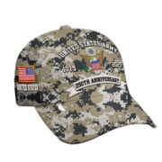 Premium 250th Anniversary Of The Army Embroidered Hats VPVC308601, Custom Name & Rank, Gifts For Army Veteran, Gifts On Father's Day, Veterans Day. - Image 2