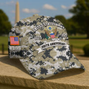 Premium 250th Anniversary Of The Army Embroidered Hats VPVC308601, Custom Name & Rank, Gifts For Army Veteran, Gifts On Father's Day, Veterans Day. - Image 2
