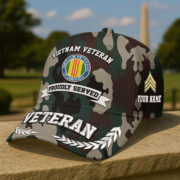 Premium Custom Vietnam Veteran Embroidered Hat VPVC308611, Gifts For Vietnam Veteran, Gifts On Father's Day, Veterans Day.