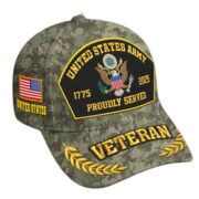 Premium 250th Anniversary Of The Army Embroidered Hats VPVC308903, Custom Name & Rank, Gifts For Army Veteran, Gifts On Father's Day, Veterans Day. - Image 2