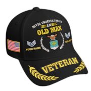 Premium Embroidered US Veterans Hats BPHN230714, Custom Name, Rank & Year, Gifts for US Veterans, Gifts on Veterans Day - Image 12