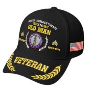 Premium Embroidered US Veterans Hats BPHN230714, Custom Name, Rank & Year, Gifts for US Veterans, Gifts on Veterans Day - Image 5