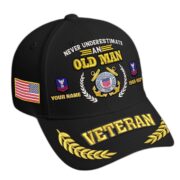Premium Embroidered US Veterans Hats BPHN230714, Custom Name, Rank & Year, Gifts for US Veterans, Gifts on Veterans Day - Image 14