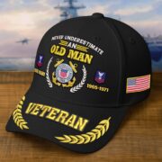 Premium Embroidered US Veterans Hats BPHN230714, Custom Name, Rank & Year, Gifts for US Veterans, Gifts on Veterans Day - Image 15