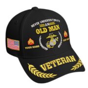 Premium Embroidered US Veterans Hats BPHN230714, Custom Name, Rank & Year, Gifts for US Veterans, Gifts on Veterans Day - Image 10