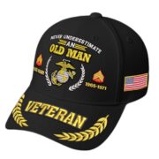 Premium Embroidered US Veterans Hats BPHN230714, Custom Name, Rank & Year, Gifts for US Veterans, Gifts on Veterans Day - Image 11