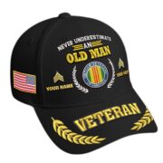 Premium Embroidered US Veterans Hats BPHN230714, Custom Name, Rank & Year, Gifts for US Veterans, Gifts on Veterans Day - Image 20