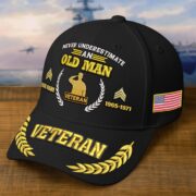 Premium Embroidered US Veterans Hats BPHN230714, Custom Name, Rank & Year, Gifts for US Veterans, Gifts on Veterans Day - Image 19