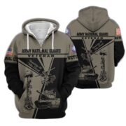Premium US Army National Guard Zip Hoodie VPVC608208, Gifts For Army National Guard Veteran, Gifts On Father's Day, Veterans Day.