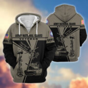 Premium US Army National Guard Zip Hoodie VPVC608208, Gifts For Army National Guard Veteran, Gifts On Father's Day, Veterans Day.