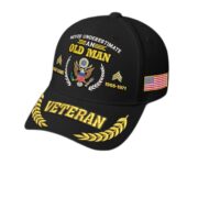 Premium Embroidered US Veterans Hats BPHN230714, Custom Name, Rank & Year, Gifts for US Veterans, Gifts on Veterans Day