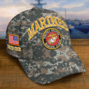 Premium Custom USMC Embroidered Hat VPVC309207, Gifts For Marine Veteran, Gifts On Father's Day, Veterans Day. - Image 2
