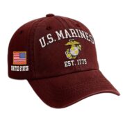 Premium Custom USMC Embroidered Hat VPVC309503, Gifts For Marine Veteran, Gifts On Father's Day, Veterans Day. - Image 2