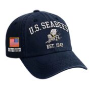 Premium Custom US Seabees Embroidered Hat VPVC309509, Gifts For Seabees Veteran, Gifts On Father's Day, Veterans Day. - Image 2
