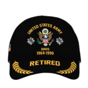 Premium Custom US Army Retired Cap CPVC180817