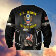 Premium US Veterans Sweatshirt ATTN310721, Gifts For US Veterans, Gifts On Father's Day, Veterans Day. - Image 3