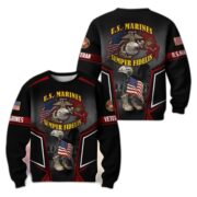 Premium US Veterans Sweatshirt ATTN310721, Gifts For US Veterans, Gifts On Father's Day, Veterans Day. - Image 16