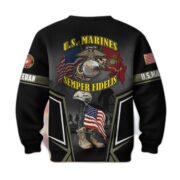 Premium US Veterans Sweatshirt ATTN310721, Gifts For US Veterans, Gifts On Father's Day, Veterans Day. - Image 18