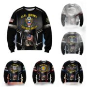 Premium US Veterans Sweatshirt ATTN310721, Gifts For US Veterans, Gifts On Father's Day, Veterans Day.