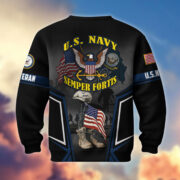Premium US Veterans Sweatshirt ATTN310721, Gifts For US Veterans, Gifts On Father's Day, Veterans Day. - Image 9