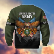 Premium US Veterans Sweatshirt ATTN040821, Gifts For US Veterans, Gifts On Father's Day, Veterans Day. - Image 6