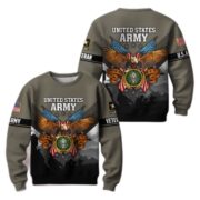 Premium US Veterans Sweatshirt ATTN040821, Gifts For US Veterans, Gifts On Father's Day, Veterans Day. - Image 4