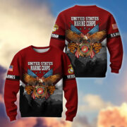 Premium US Veterans Sweatshirt ATTN040821, Gifts For US Veterans, Gifts On Father's Day, Veterans Day. - Image 19