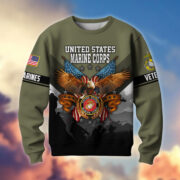 Premium US Veterans Sweatshirt ATTN040821, Gifts For US Veterans, Gifts On Father's Day, Veterans Day. - Image 20