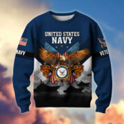 Premium US Veterans Sweatshirt ATTN040821, Gifts For US Veterans, Gifts On Father's Day, Veterans Day. - Image 11