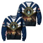 Premium US Veterans Sweatshirt ATTN080821, Gifts For US Veterans, Gifts On Father's Day, Veterans Day. - Image 28