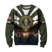 Premium US Veterans Sweatshirt ATTN080821, Gifts For US Veterans, Gifts On Father's Day, Veterans Day. - Image 5